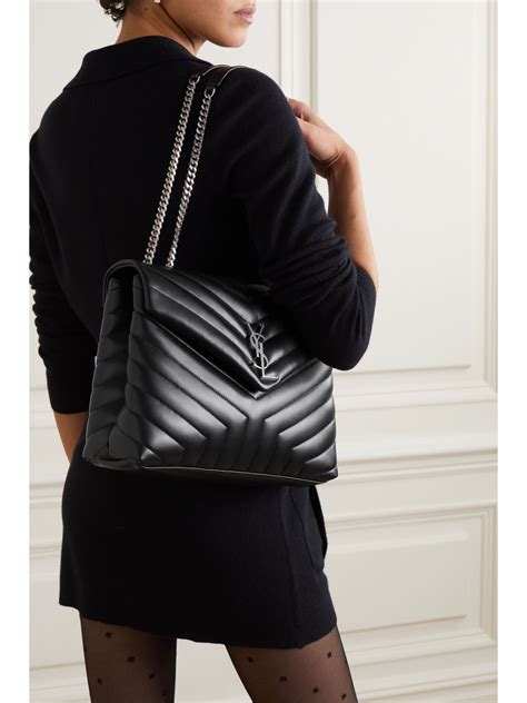 borsa ysl loulou medium usata|SAINT LAURENT Loulou medium quilted leather shoulder bag.